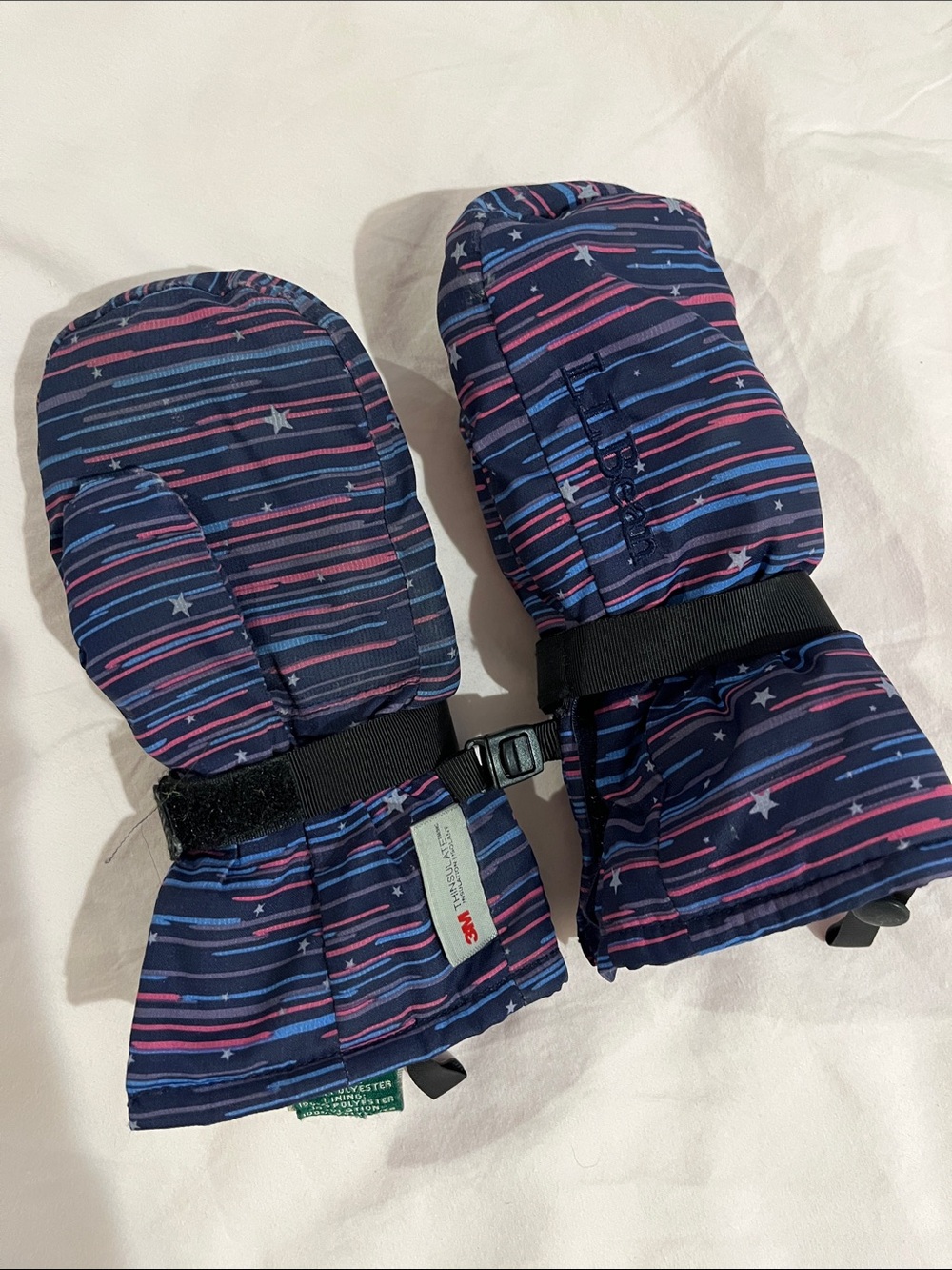 LLBean toddler mittens 2-4T